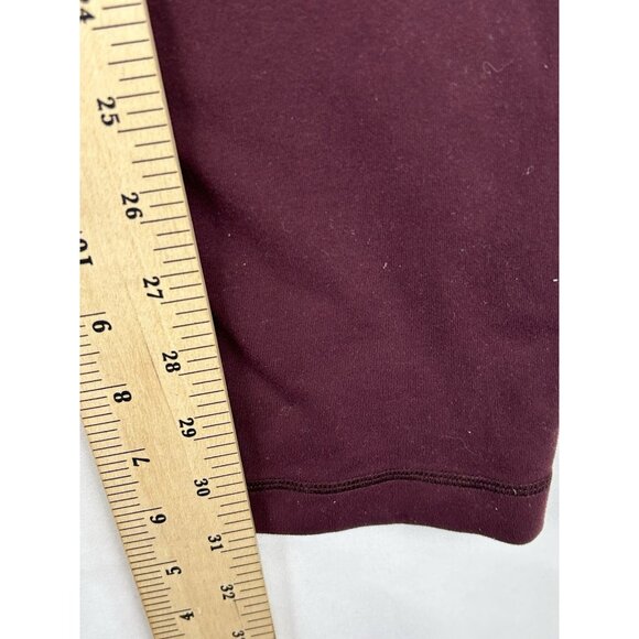 Lululemon Size 4 Skinny Will Pant *Full-On Luon Bordeaux Drama Women’s - Picture 5 of 14